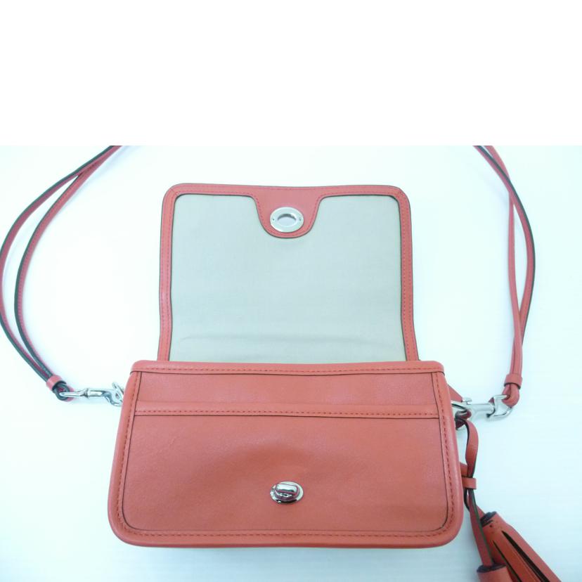 COACH コーチ/レザーフリンジショルダーバッグ/G12**/ABランク/88