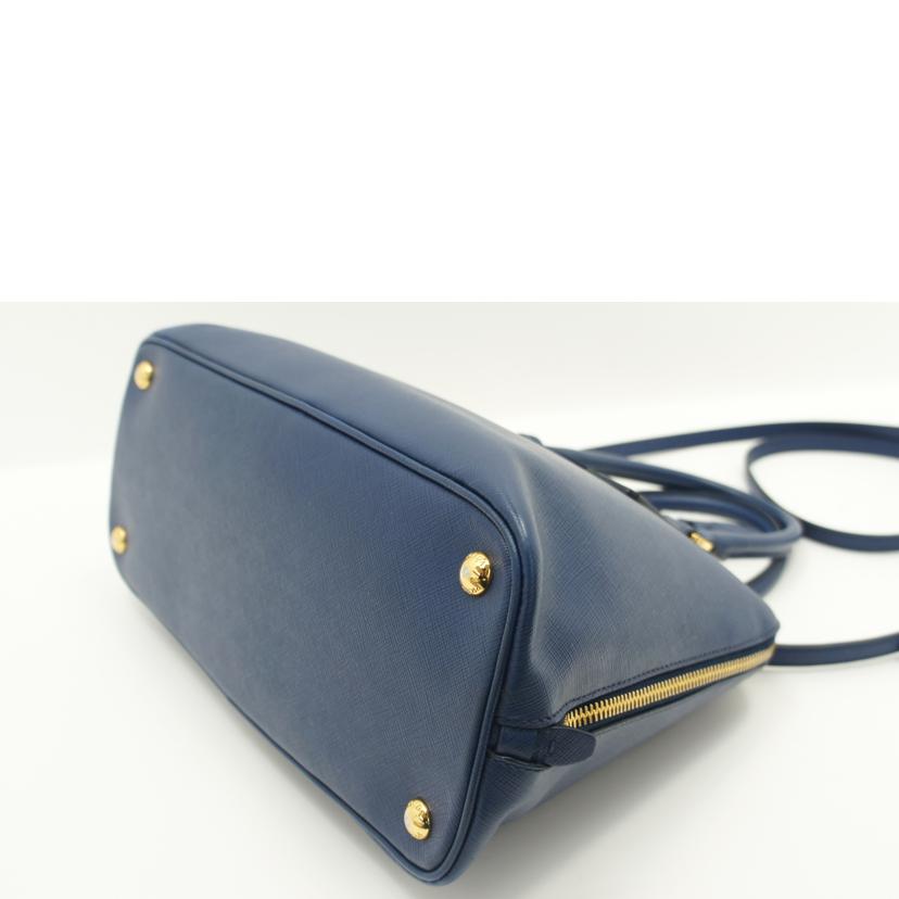 PRADA プラダ/サフィアーノレザー2wayハンド/ブルー/Gカード/1BZ837//231/ABランク/75