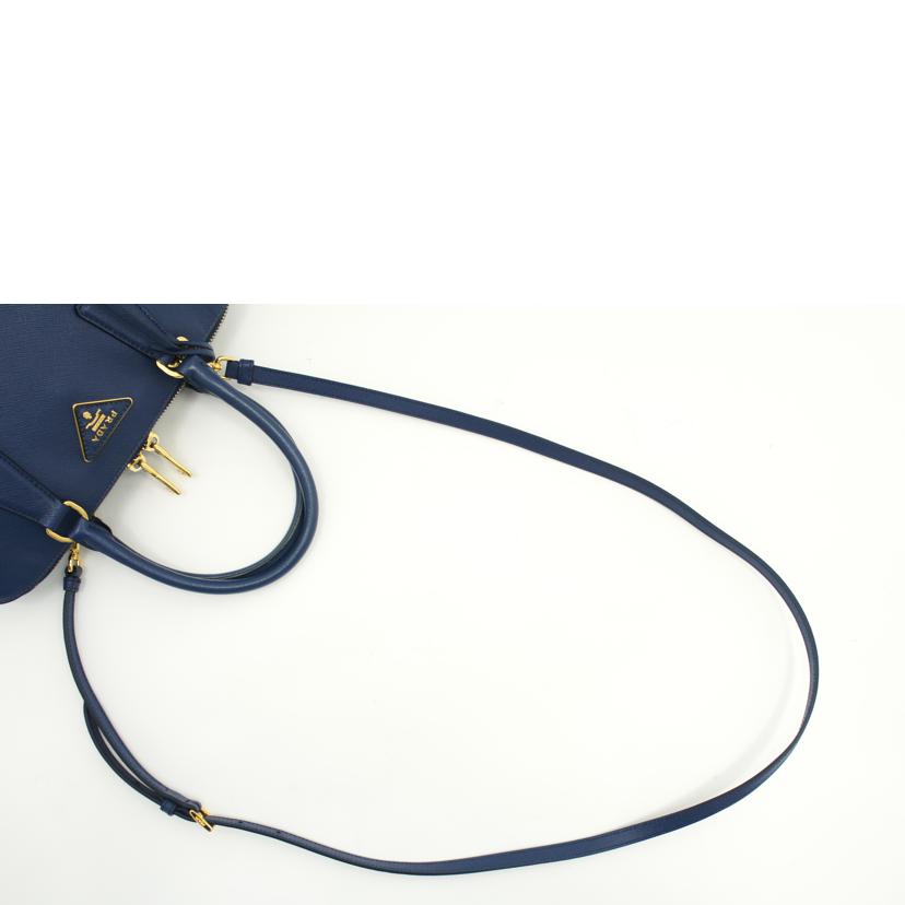 PRADA プラダ/サフィアーノレザー2wayハンド/ブルー/Gカード/1BZ837//231/ABランク/75