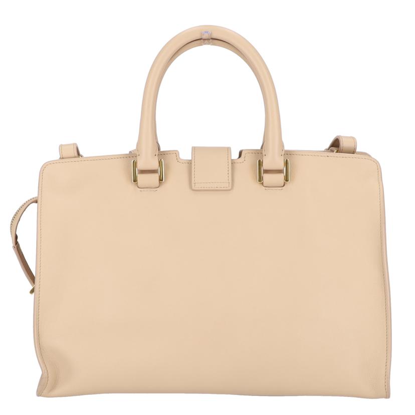 SAINT LAURENT サンローラン/ネイビーカバス レザー2wayハンドバッグ//Aランク/81