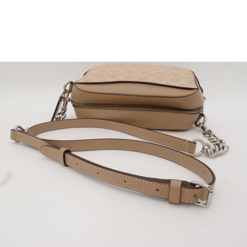 COACH コーチ/シグネチャーチェーンショルダー/ベージュ/31208//D20**/Aランク/69