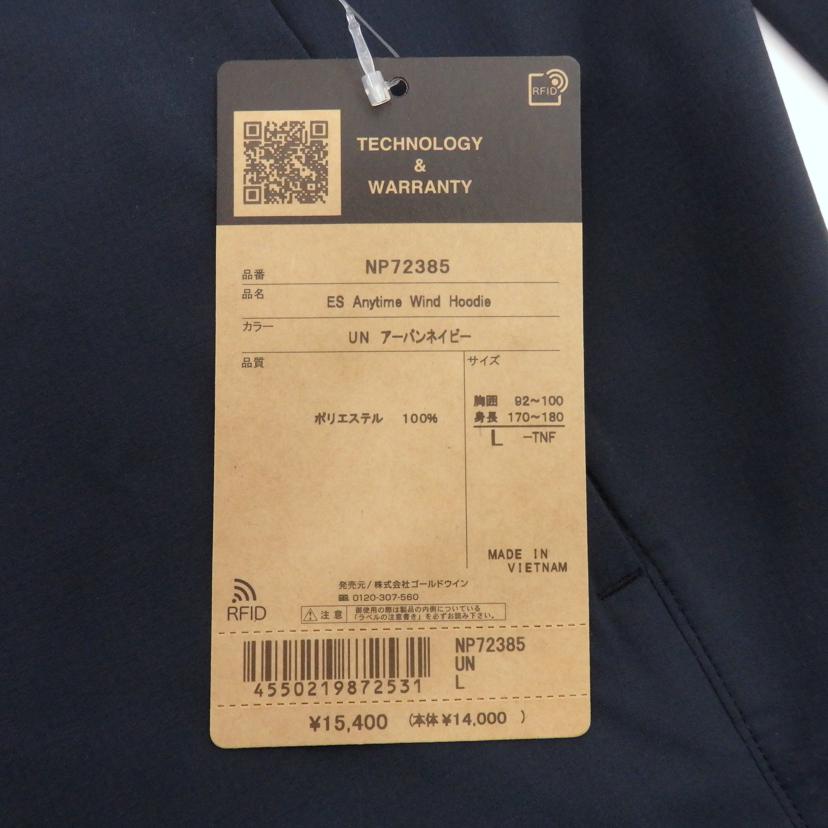 THE NORTH FACE /ES AnytimeWind Hoodie/NP72385//Sランク/77