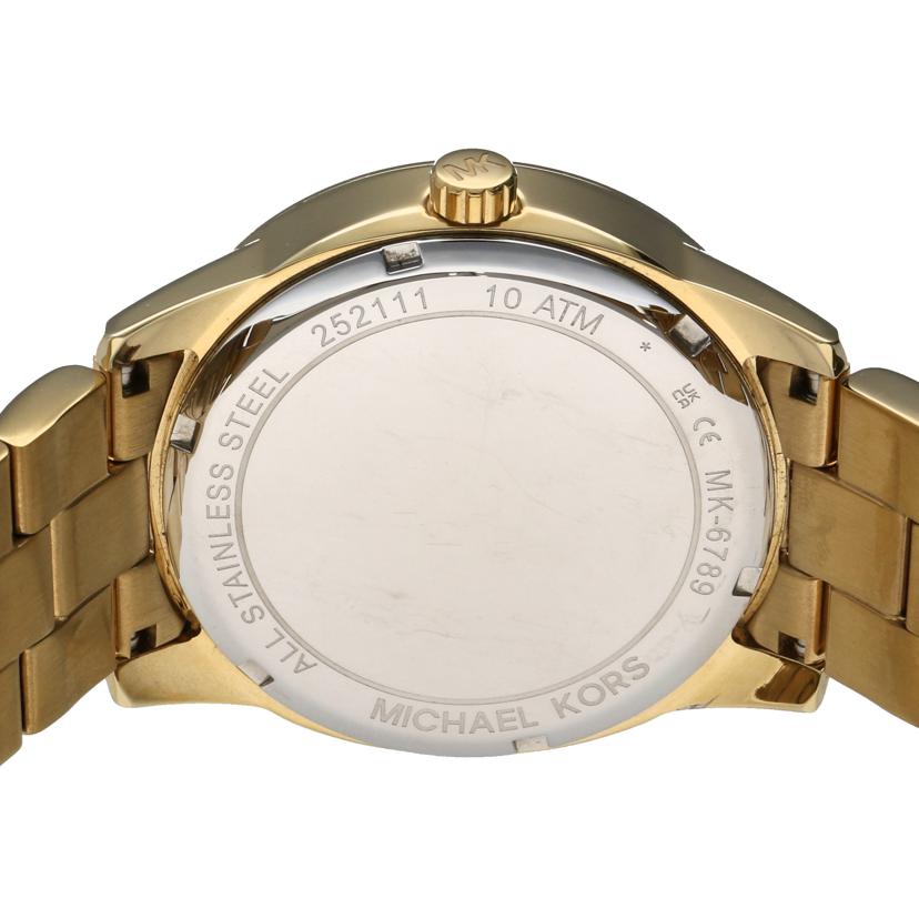MICHAEL KORS マイケルコース/ラインストーン/ゴールドアナログウォッチ/クォーツ/MK6789//252***/Aランク/18