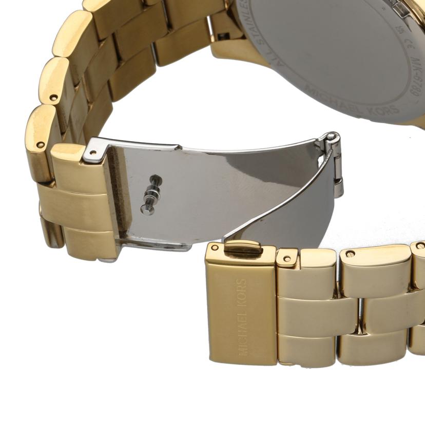 MICHAEL KORS マイケルコース/ラインストーン/ゴールドアナログウォッチ/クォーツ/MK6789//252***/Aランク/18