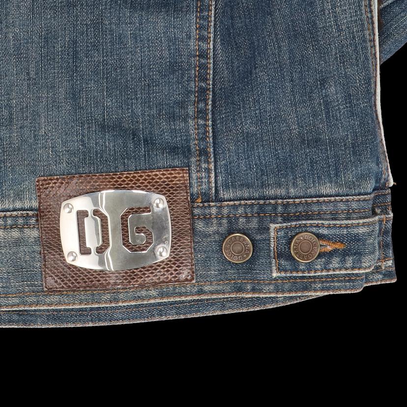 DOLCE&GABBANA ドルチェ&ガッバーナ/アーカイブ/ハラコデニムジャケット/サイズ48//Aランク/92