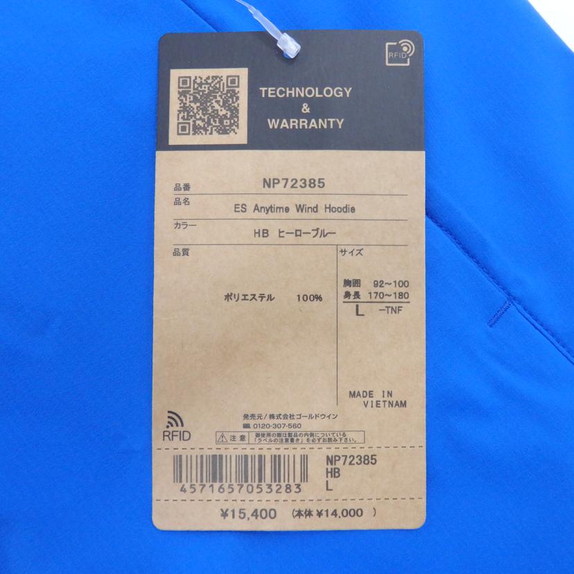 THE NORTH FACE /ES AnytimeWind Hoodie/NP72385//Sランク/77