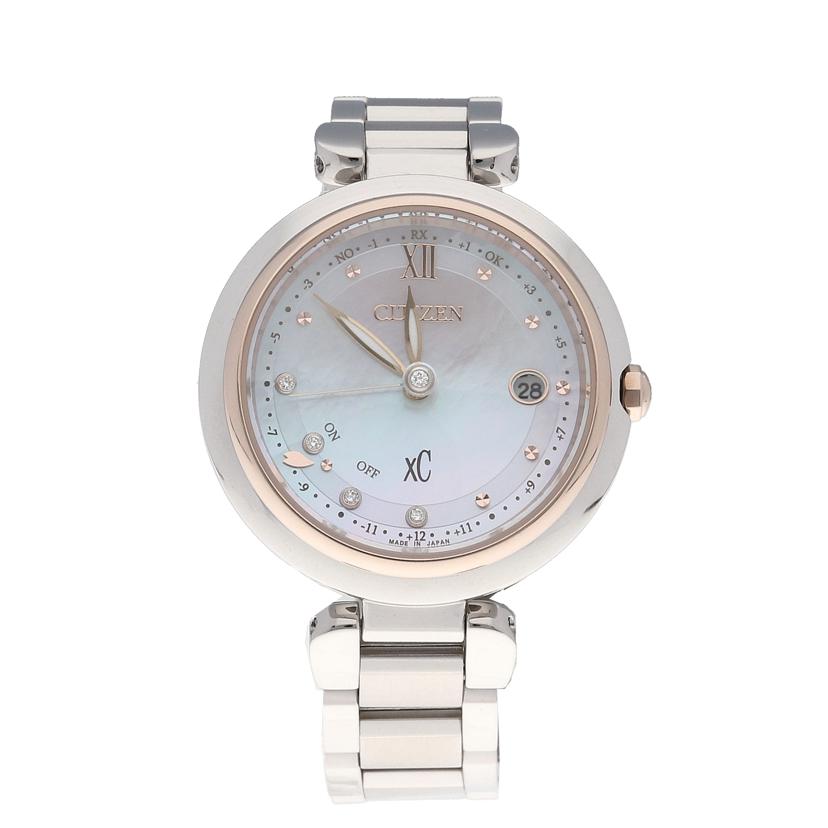 CITIZEN シチズン/xC / エコドライブ電波時計/H060-T027270//Aランク/81