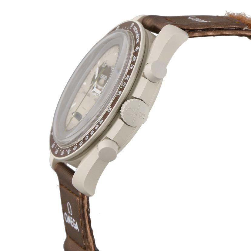 OMEGA×SWATCH オメガ×スウォッチ/ムーンスウォッチ/MISSION TO SATURN/クォーツ/S033T100//Aランク/75