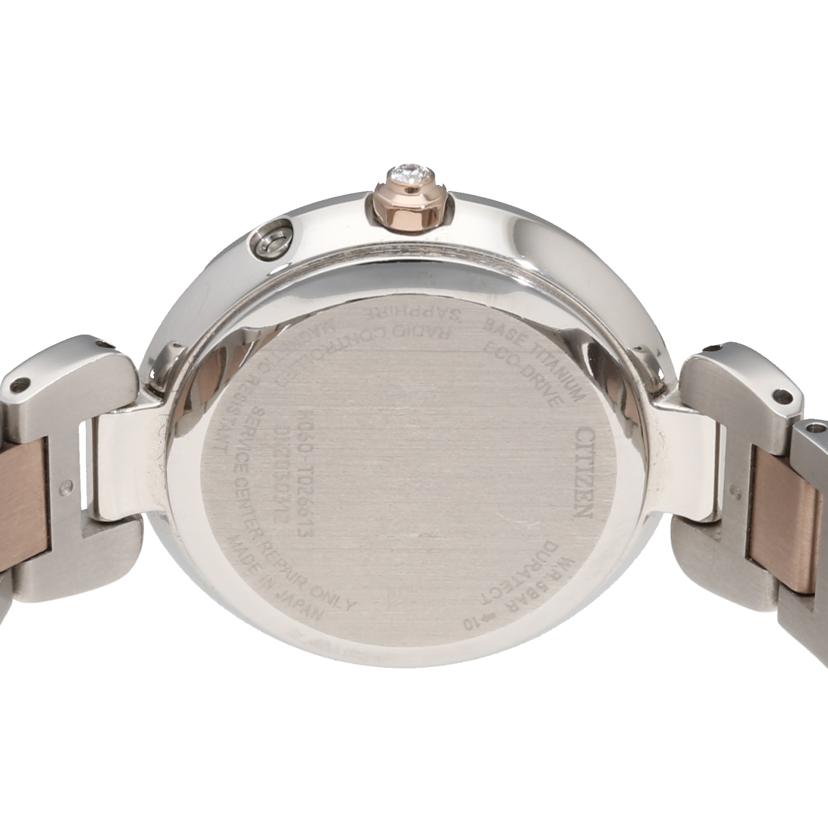 CITIZEN シチズン/xC / エコドライブ電波時計/H060-T026613//Aランク/81