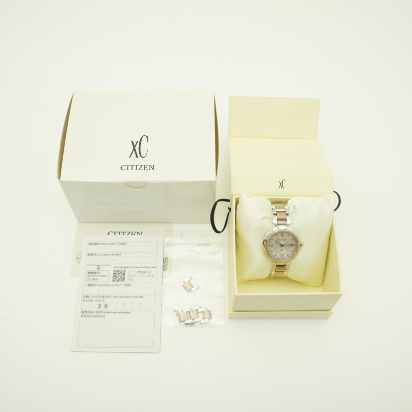 CITIZEN シチズン/xC / エコドライブ電波時計/H060-T026613//Aランク/81