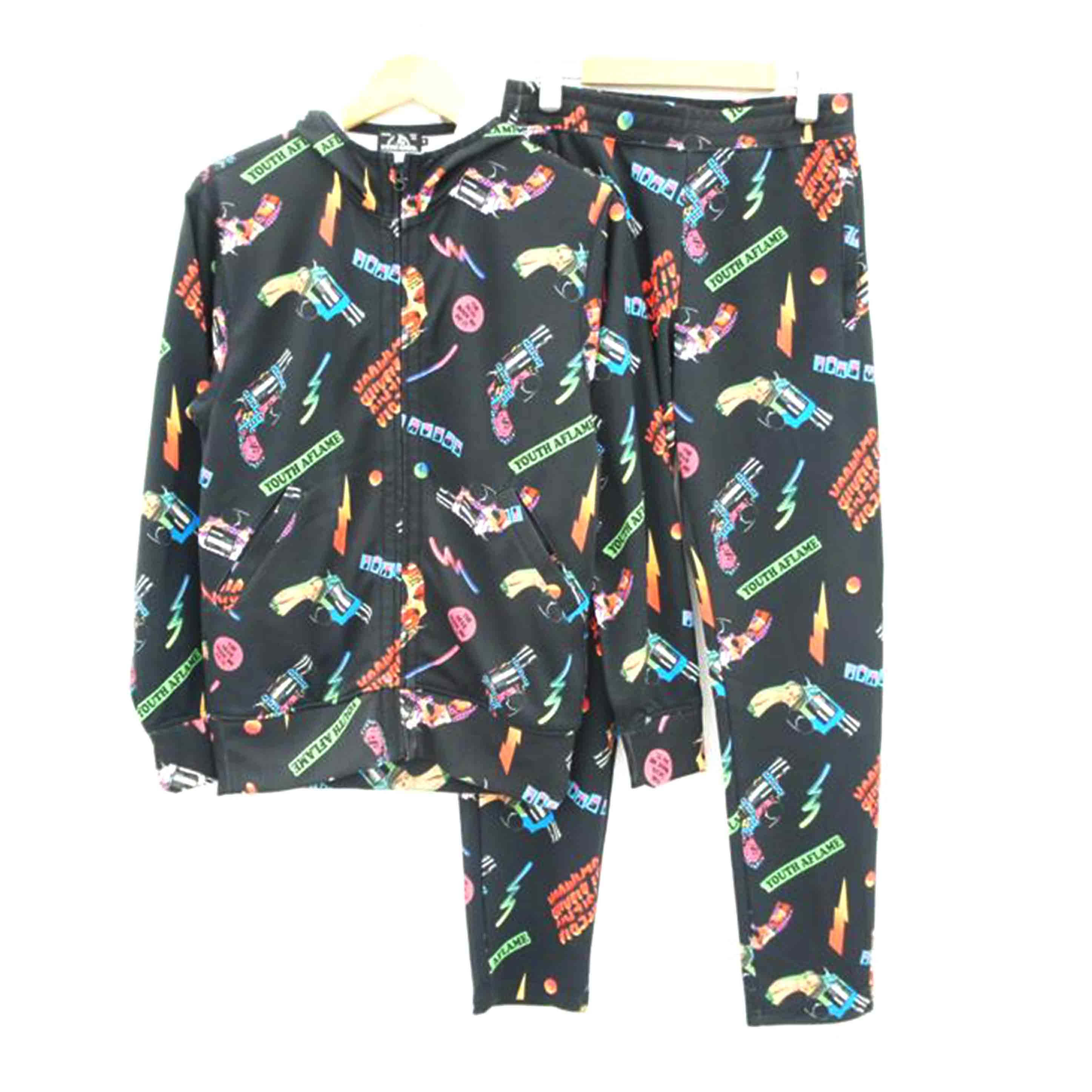 HYSTERIC GRAMOUR ヒステリックグラマー/POP GUN 総柄セットアップ/02181CP03//Bランク/85