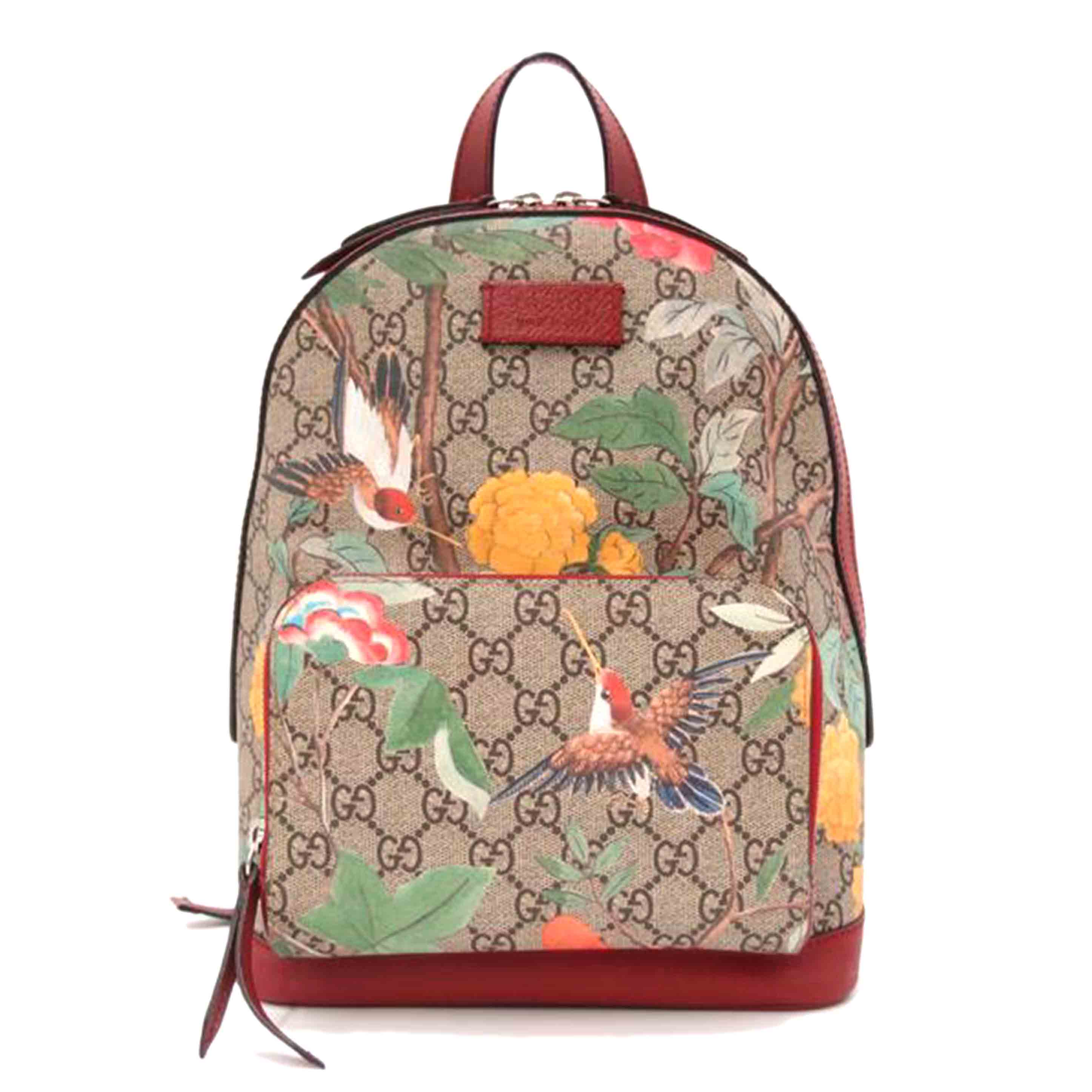 GUCCI/GGスプリームティアンバックパック/レッド/427042//213***/Aランク/69