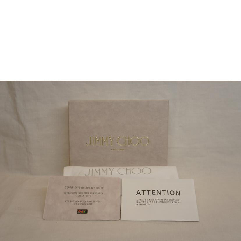 JIMMY CHOO ジミーチュウ/スタースタッズラウンドファスナーコインケースイエロー//SAランク/92