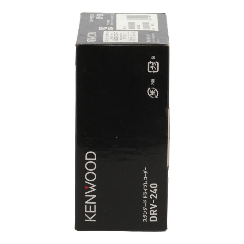 KENWOOD ケンウッド/ドライブレコーダー/DRV-240//00519146/Sランク/75