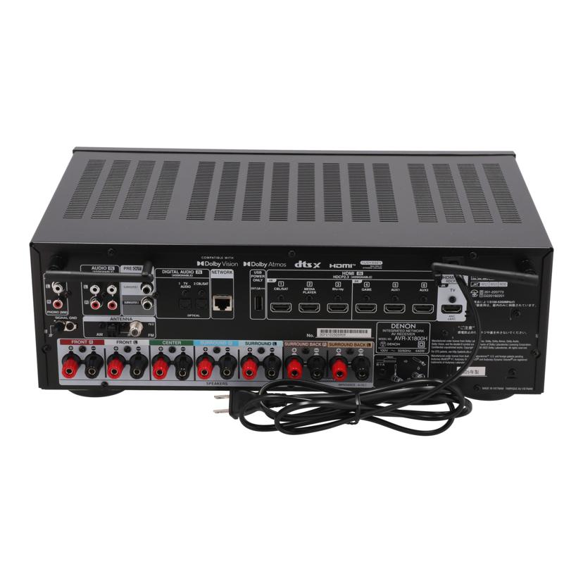 DENON デノン /AVアンプ/AVR-X1800H-K//DCFV102505909/ABランク/70