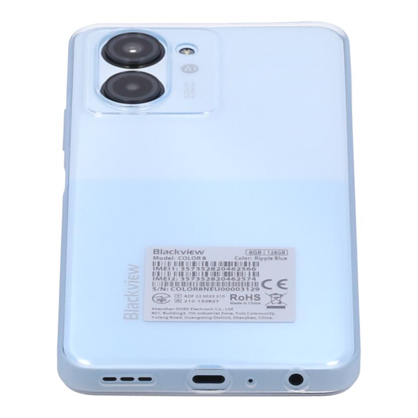 Blackview ブラックビュー/スマートフォン/COLOR8 128GB/COLOR 8//COLOR8NEU00003129/Aランク/62