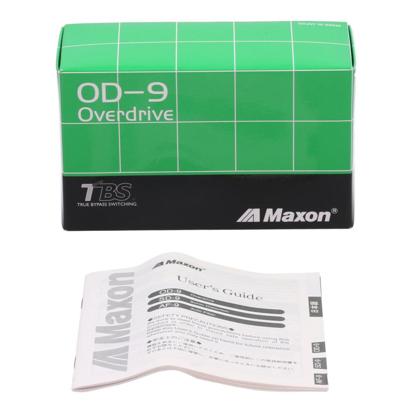 MAXON マクソン /エフェクター/オーバードライブ/OD-9 Overdrive//025NO620/Aランク/64