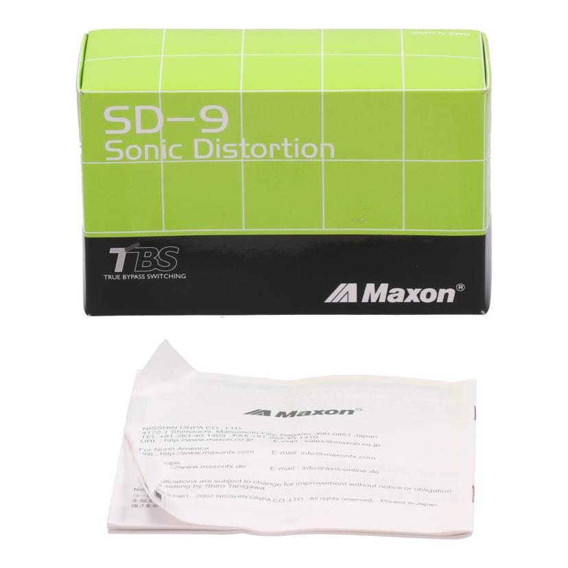 MAXON マクソン /エフェクター/ソニックディストーション/SD-9//025NS292/Aランク/64