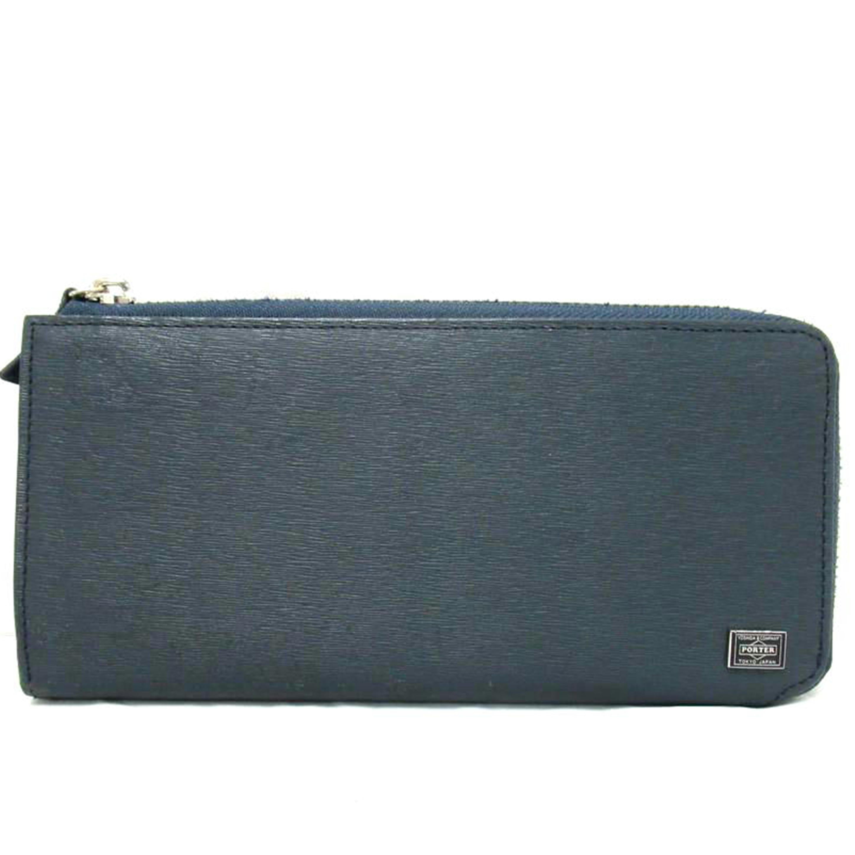 PORTER/カレント長財布/PORTER/ネイビー/052-02210//Aランク/63