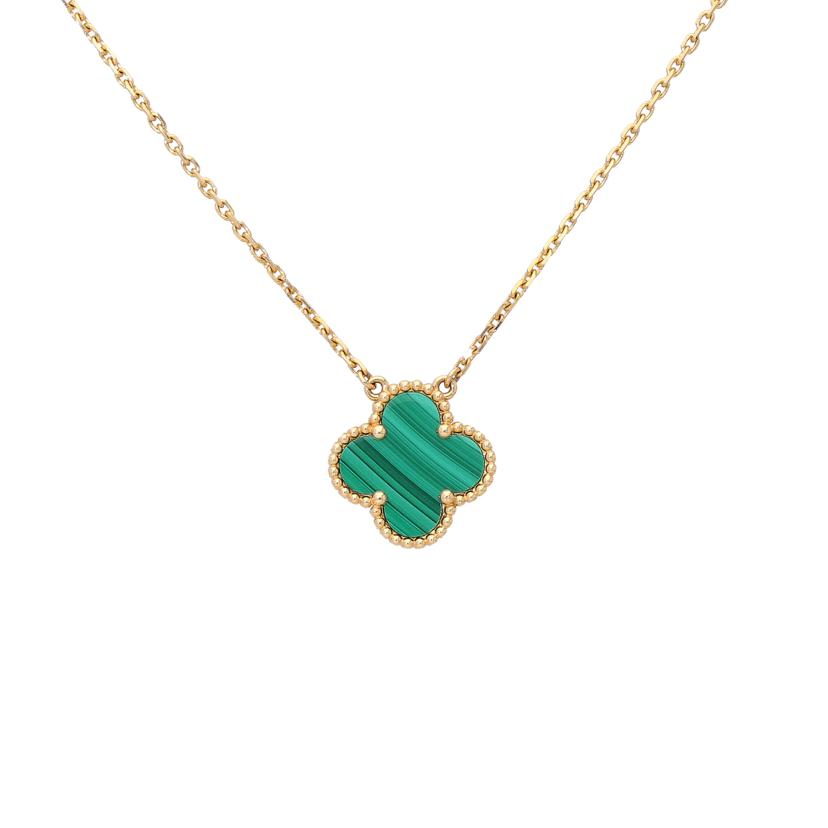 VanCleef& ヴァンクリーフ&アーペル/750ヴィンテージアルハンブラマラカイトNC41cm/VCAR09VA00//JE945505/Aランク/40