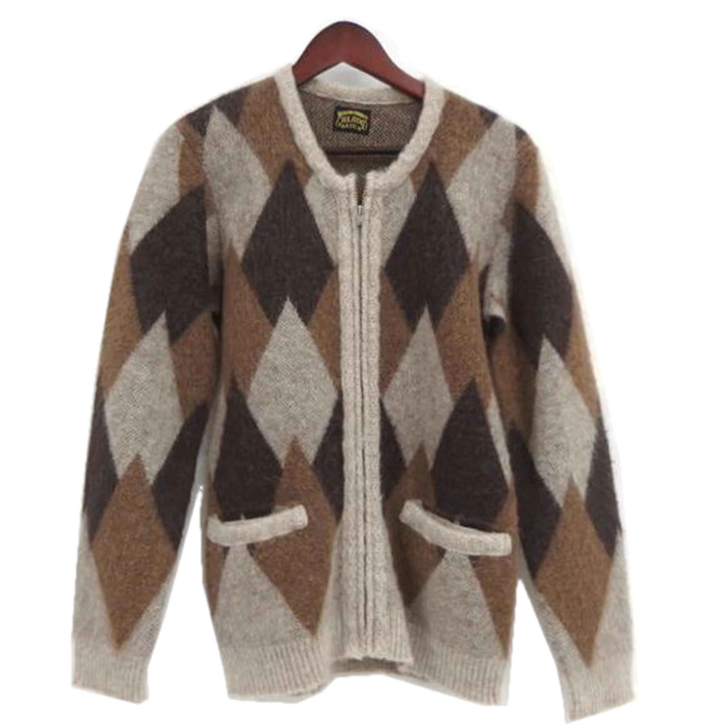 JELADO ジェラード/JELADOモヘアジップカーディガン/ブラウン//Bランク/82