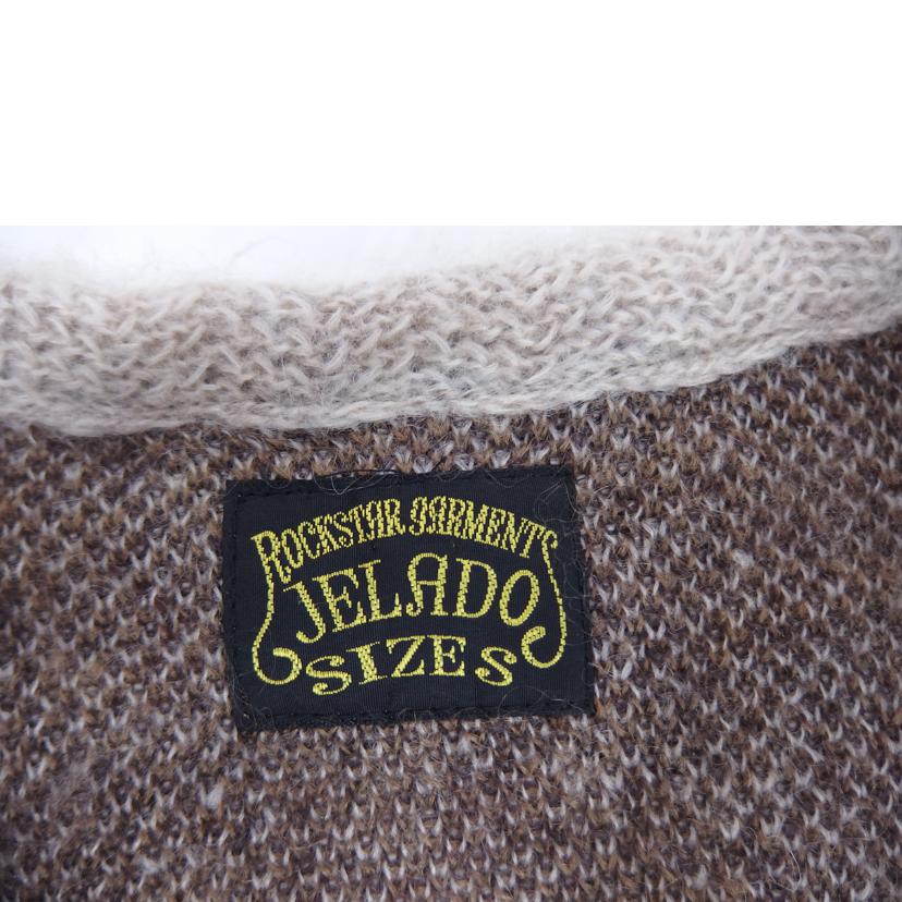 JELADO ジェラード/JELADOモヘアジップカーディガン/ブラウン//Bランク/82
