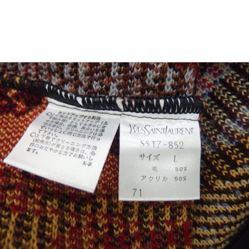 YVES SAINT LAURENT イブサンローラン/イブサンローランレ トロニット/SST7-852//ABランク/82