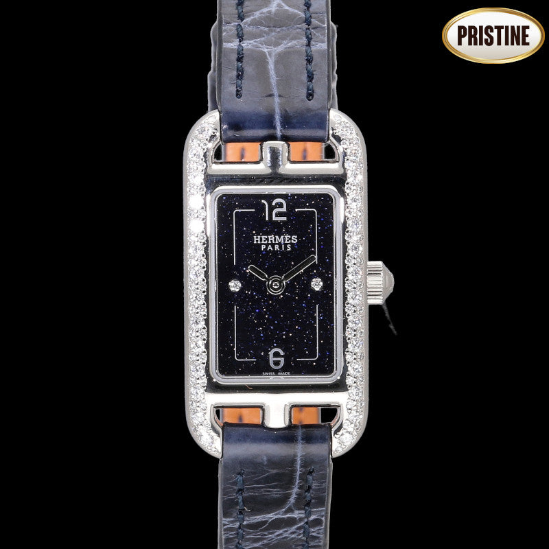 HERMES エルメス/ナンタケット・ダイヤベゼル/レディース/クオーツ/NA2.133//358****/SAランク/92