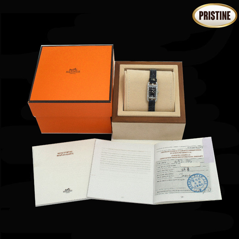 HERMES エルメス/ナンタケット・ダイヤベゼル/レディース/クオーツ/NA2.133//358****/SAランク/92