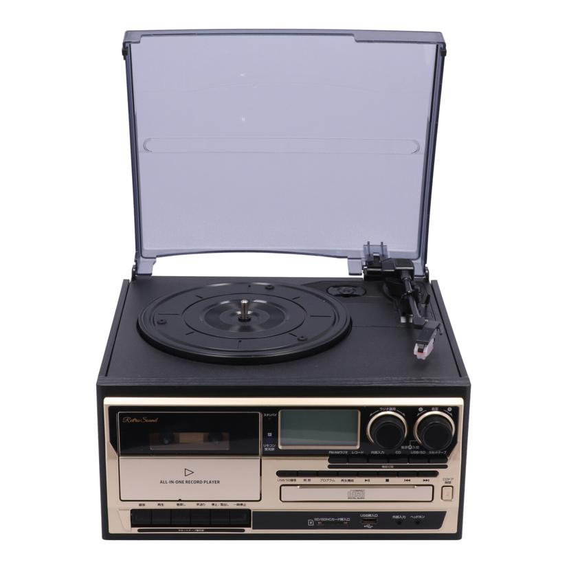 RetroSound クマザキエイム/オールインワン レコードプレーヤー/AR-01G//24030615/Bランク/70