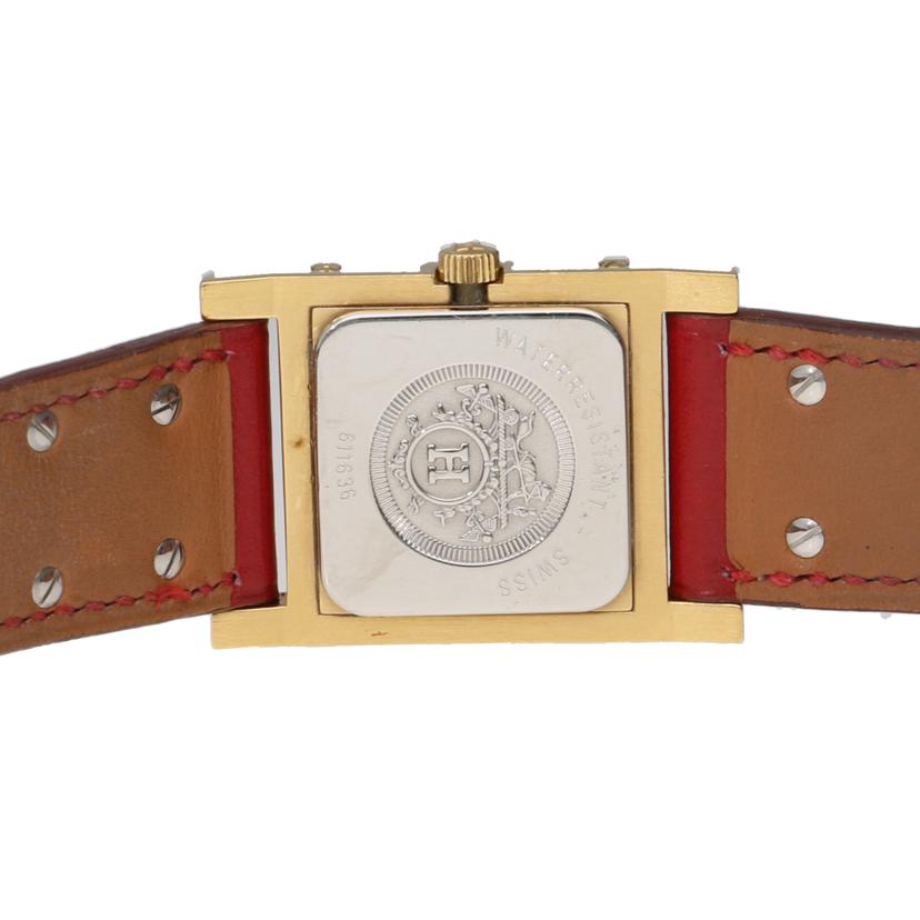 HERMES エルメス/メドール・レッド/レディース/クオーツ/ME1.201//611***/ABランク/09