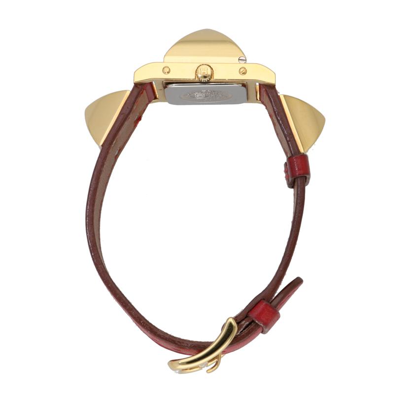 HERMES エルメス/メドール・レッド/レディース/クオーツ/ME1.201//611***/ABランク/09