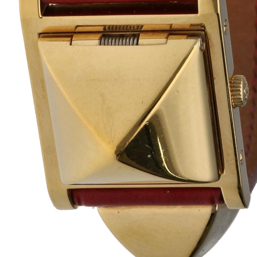 HERMES エルメス/メドール・レッド/レディース/クオーツ/ME1.201//611***/ABランク/09