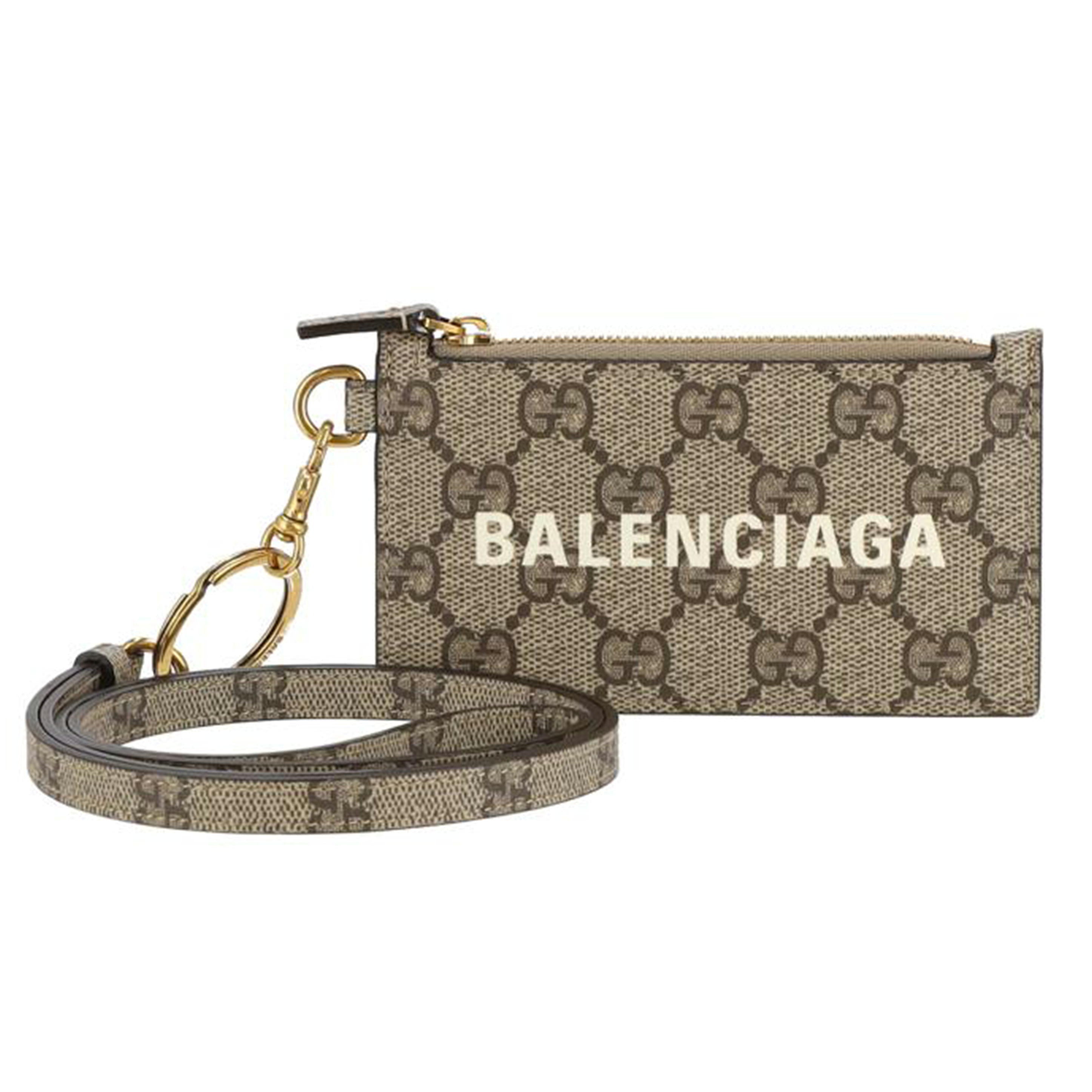 GUCCI×BALENCIAGA グッチ×バレンシアガ/ストラップ付カ-ドケ-ス/681706//496***/Aランク/93