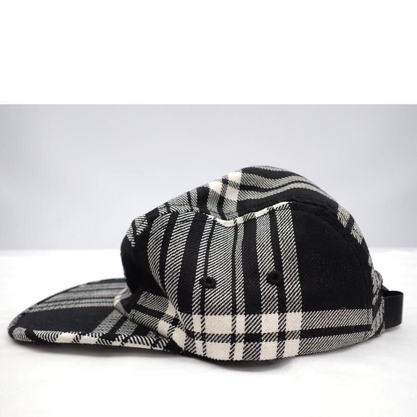 Supreme Lochcarron cap シュプリーム ロキャロン/★Supreme Lochcarron キャンプキャップボックスロゴチェック黒//SAランク/62