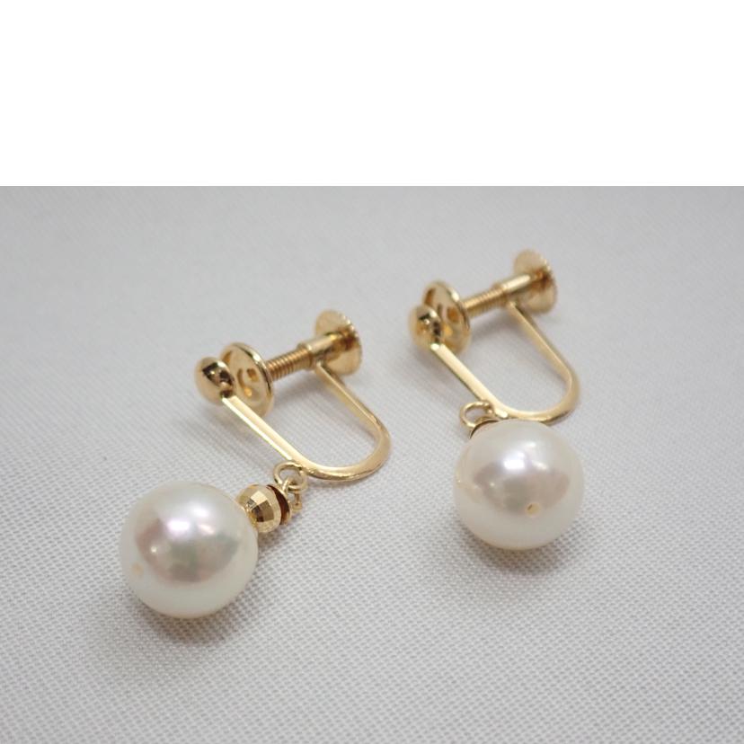 /K18イヤリング/7,0ミリ//Aランク/62