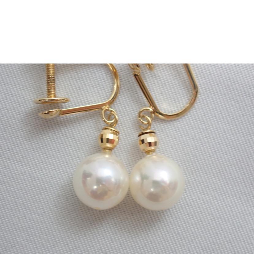 /K18イヤリング/7,0ミリ//Aランク/62