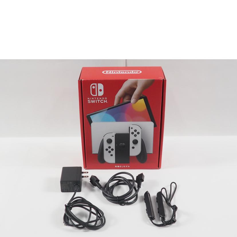Nintendo ニンテンドー/Nintendo Switch ホワイト(有機ELモデル)/HEG-S-KAAAA//XTJ50076672199/Aランク/79