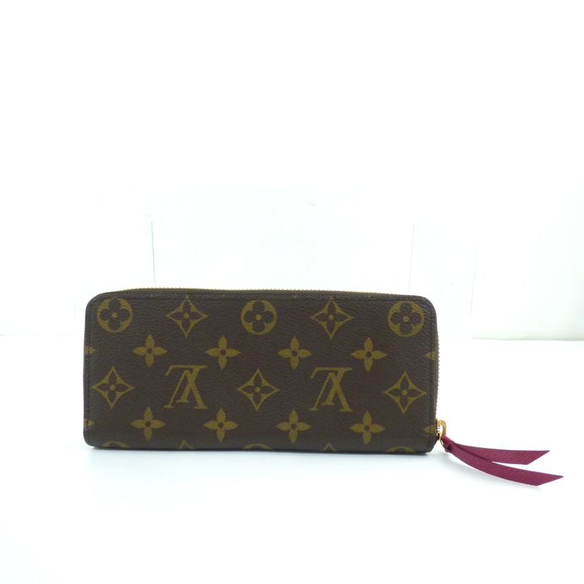 LOUIS VUITTON ルイ・ヴィトン/ポルトフォイユ・クレマンス/モノグラム/フューシャ/M60742//IC/Aランク/64