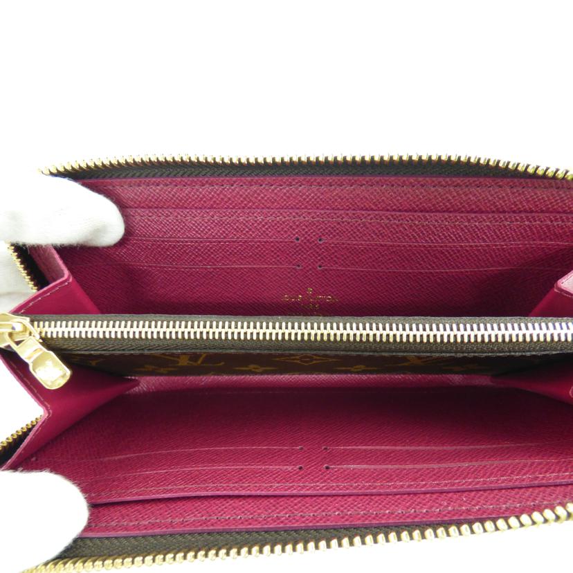 LOUIS VUITTON ルイ・ヴィトン/ポルトフォイユ・クレマンス/モノグラム/フューシャ/M60742//IC/Aランク/64