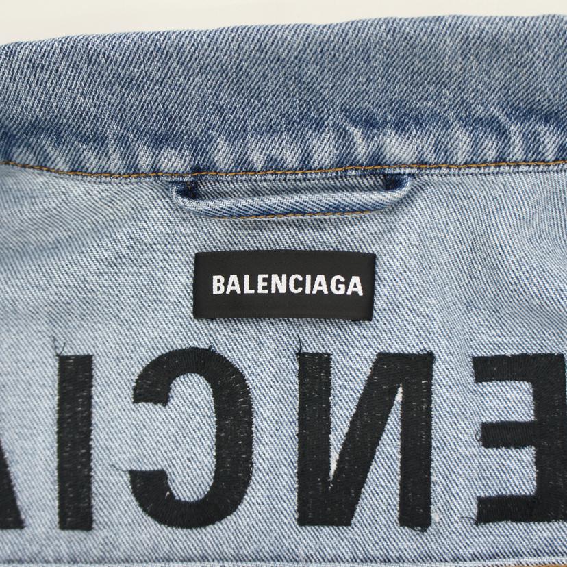 BALENCIAGA バレンシアガ/バックロゴ デニムJKT//Aランク/38