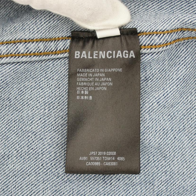 BALENCIAGA バレンシアガ/バックロゴ デニムJKT//Aランク/38