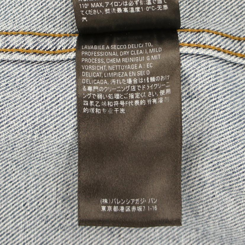 BALENCIAGA バレンシアガ/バックロゴ デニムJKT//Aランク/38