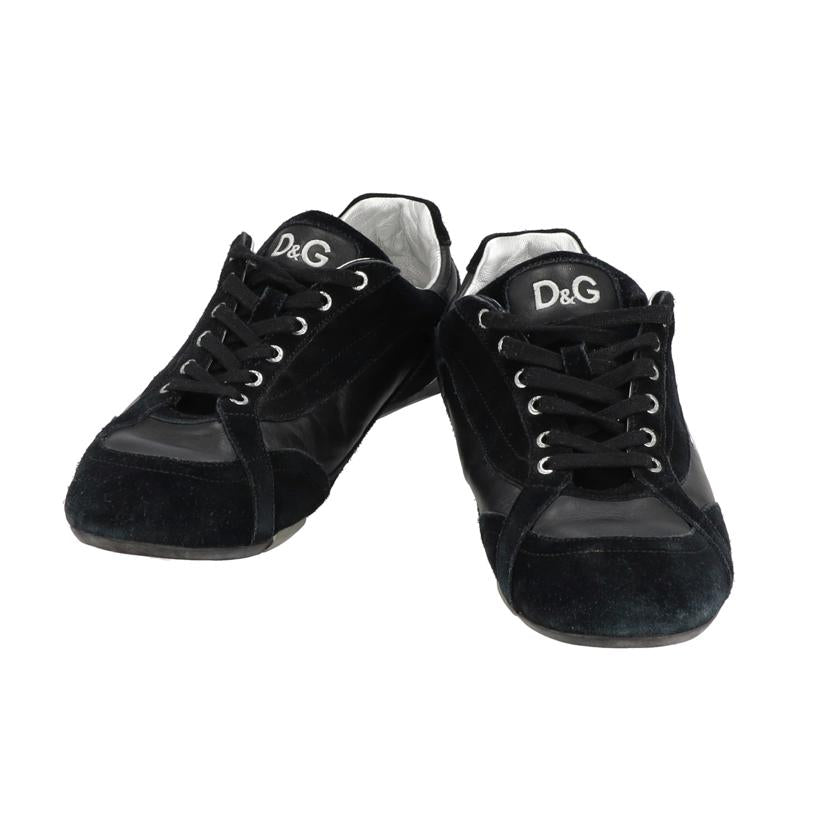 DOLCE&GABBANA ドルチェ&ガッバーナ/サイドロゴ/ローカットスニーカー/ブラック//ABランク/18