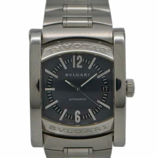 BVLGARI ブルガリ/アショーマSS自動巻/ブルーグレー文字盤/AA44S//D11***/Aランク/89