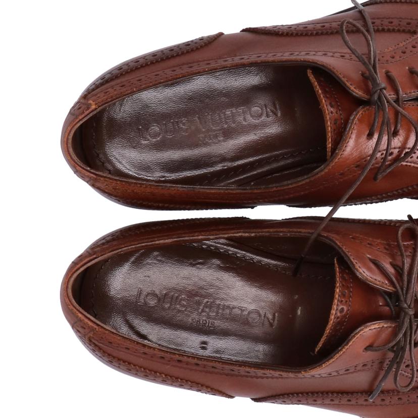 LV ルイヴィトン/ウィングチップカーフレザーシューズ/ST1101//Bランク/37