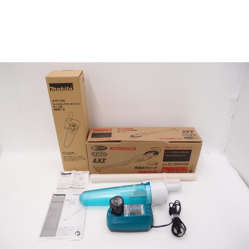 Makita マキタ/充電式クリーナー+アタッチメント/CL180FDZW//772247Y/Aランク/69
