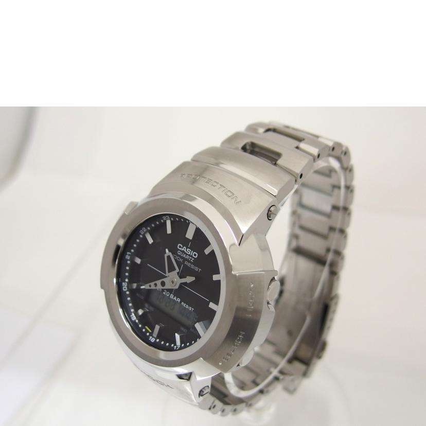 CASIO カシオ/G-SHOCK/アナデジフルメタル/電波ソーラー/AWM-500D-1AJF//201*****/SAランク/18