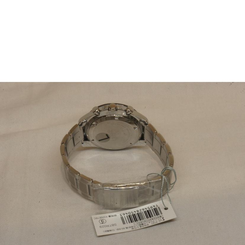 SEIKO セイコー/セイコーセレクションスピリットクロノグラフ/アイスブルー文字盤QZ/SBTR029/8T67-00D0//271***/SAランク/92