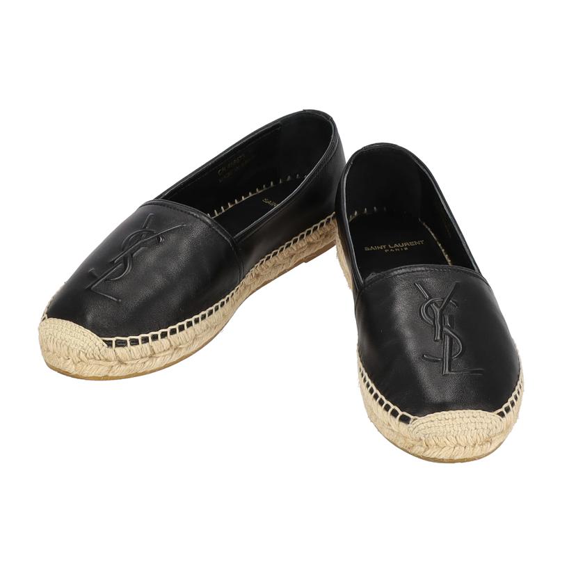 Saint Laurent サンローラン /YSL エンボスドレザーエスパドリーユ/458573//サイズ:36/Aランク/91